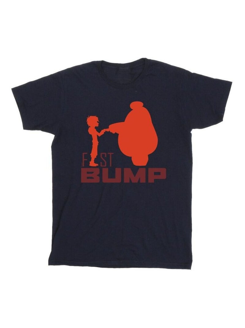 Disney Big Hero 6 Maglietta Baymax Ritaglio di Fist Bump Uomo Blu marino - Kiabi