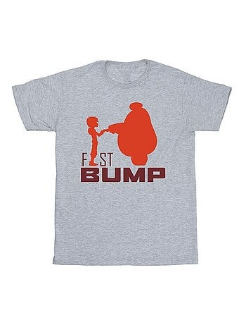 Disney Big Hero 6 Maglietta Baymax Ritaglio di Fist Bump Uomo