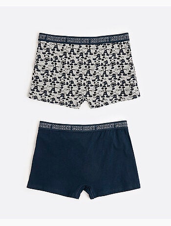 DISNEY Boxer da uomo Mickey Jeans (confezione da 2)