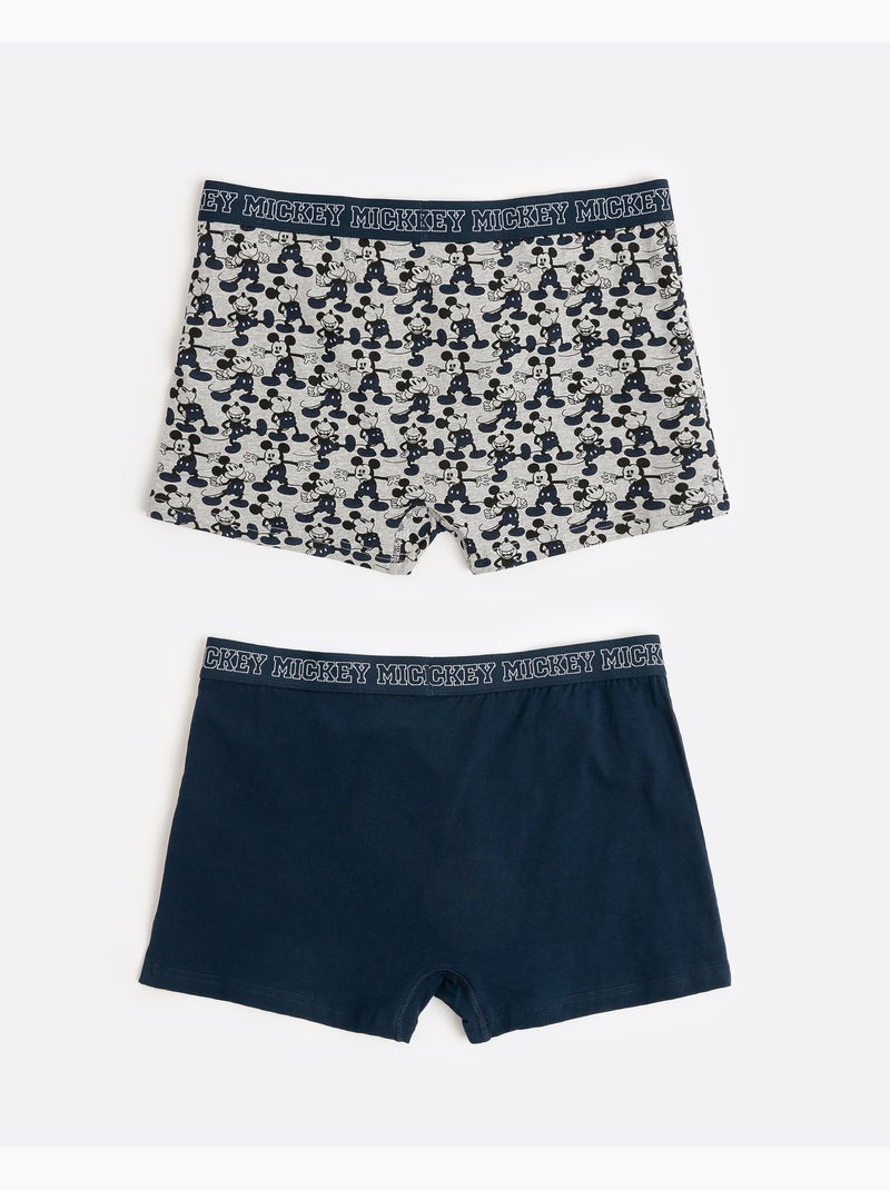 DISNEY Boxer da uomo Mickey Jeans (confezione da 2) Multicolore - Kiabi