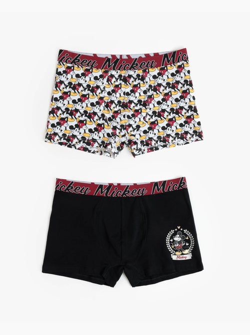DISNEY Boxer da uomo Mickey King (confezione da 2) - Kiabi DISNEY Boxer da uomo Mickey King (confezione da 2) - Kiabi