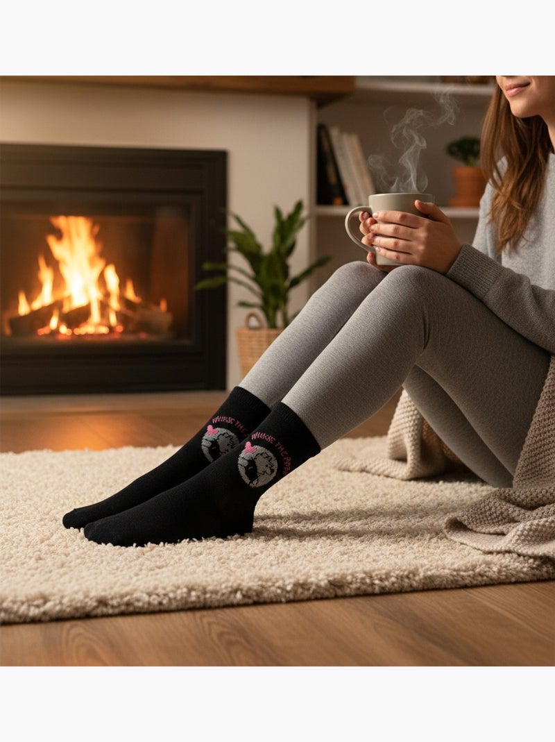 Disney – Calzini Donna Licenza Winnie l’Orsetto Confezione da 4 Paia Grigio rosa nero - Kiabi