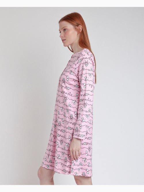 DISNEY Canotta con stampa a maniche lunghe e patta Marie da donna - Kiabi DISNEY Canotta con stampa a maniche lunghe e patta Marie da donna - Kiabi