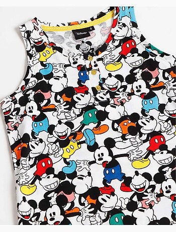 DISNEY Canotta senza maniche fluorescente Mickey per bambine