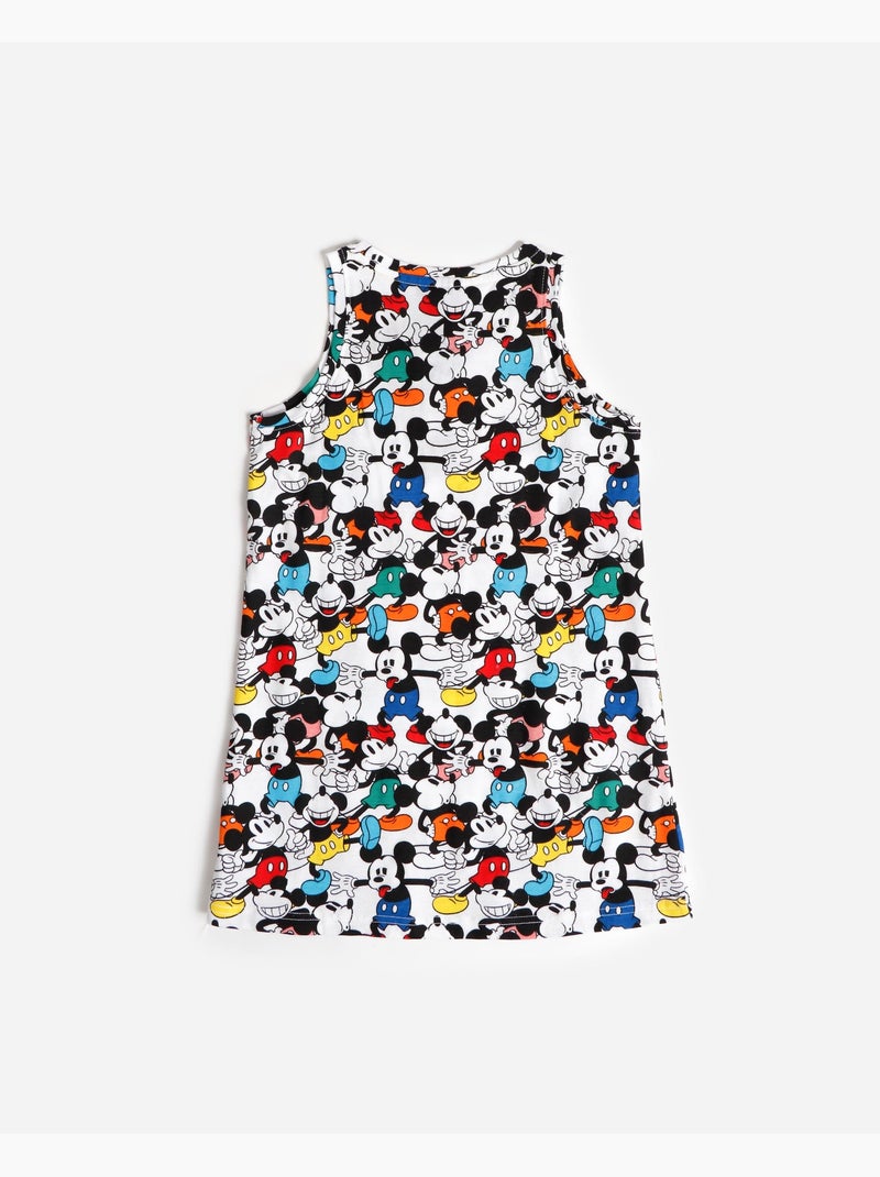 DISNEY Canotta senza maniche fluorescente Mickey per bambine Multicolore - Kiabi