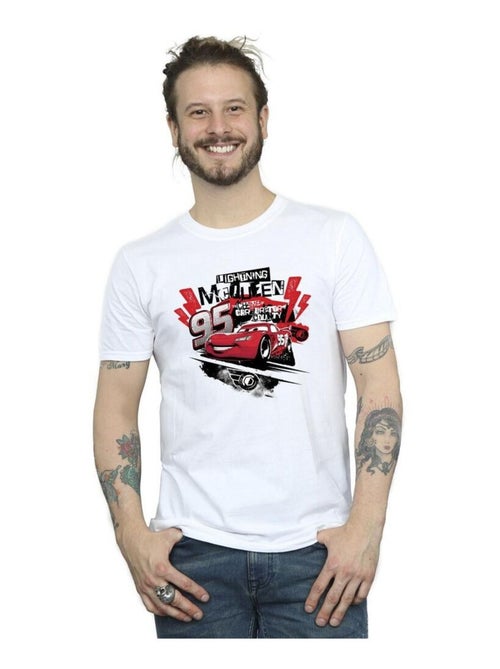 Disney Cars Maglietta Saetta Mcqueen Collage Uomo - Kiabi