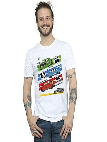 Disney Cars Piston Cup Champions Maglietta Uomo