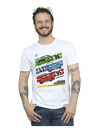 Disney Cars Piston Cup Champions Maglietta Uomo