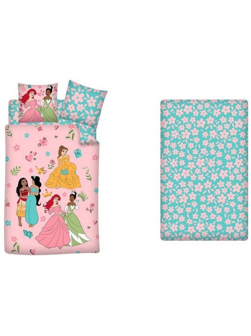 Disney, Completo Letto 3 pezzi, Bambino Stampato Reversibile 100% Cotone, PRINCIPESSE - Kiabi Disney, Completo Letto 3 pezzi, Bambino Stampato Reversibile 100% Cotone, PRINCIPESSE - Kiabi