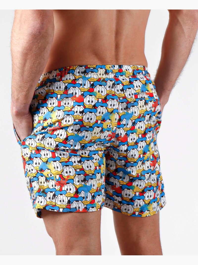DISNEY Costume da bagno Donald Faces per uomo Blu - Kiabi