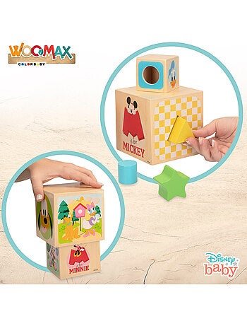 Disney Cubi sagomati in legno WOOMAX