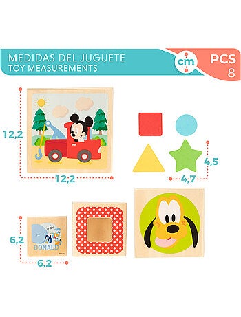 Disney Cubi sagomati in legno WOOMAX