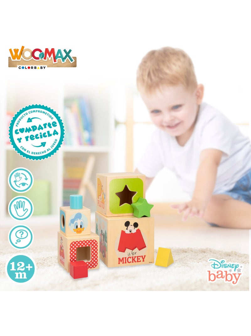 Disney Cubi sagomati in legno WOOMAX N/D - Kiabi