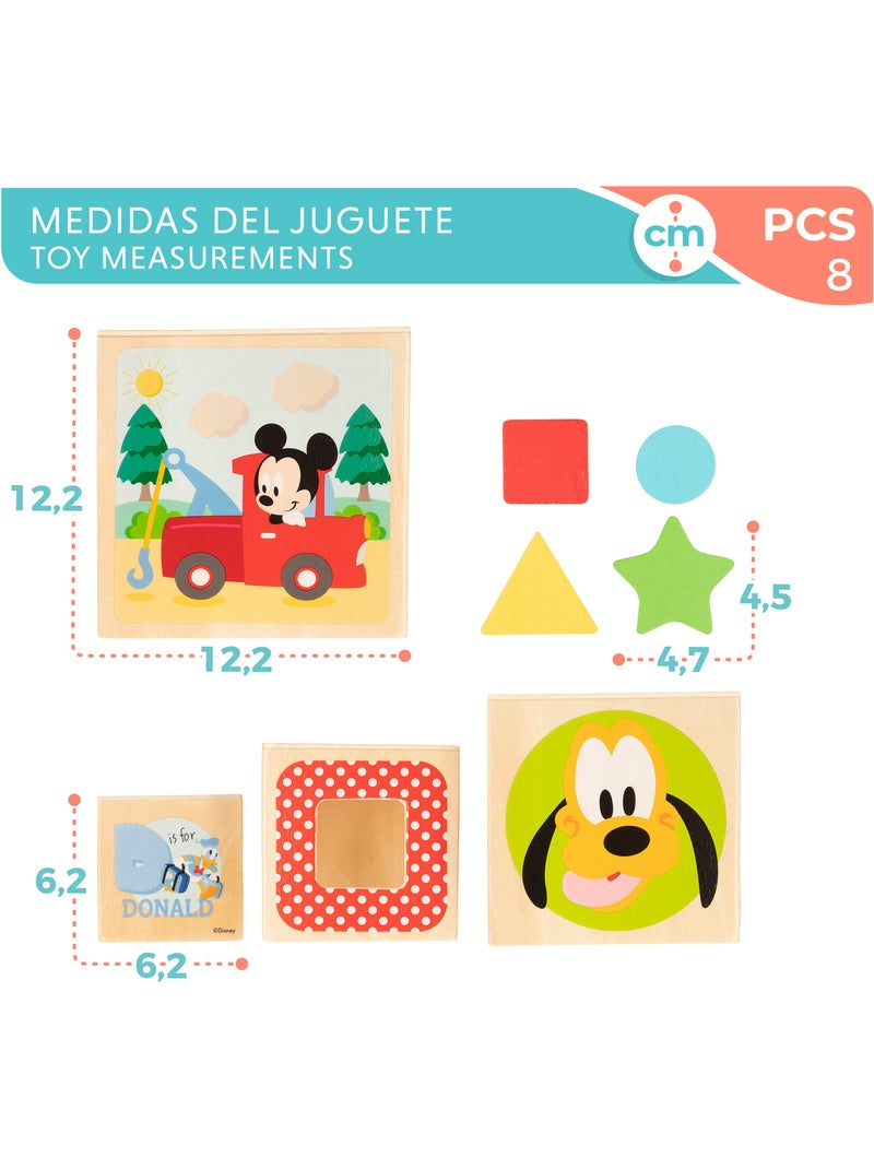 Disney Cubi sagomati in legno WOOMAX N/D - Kiabi