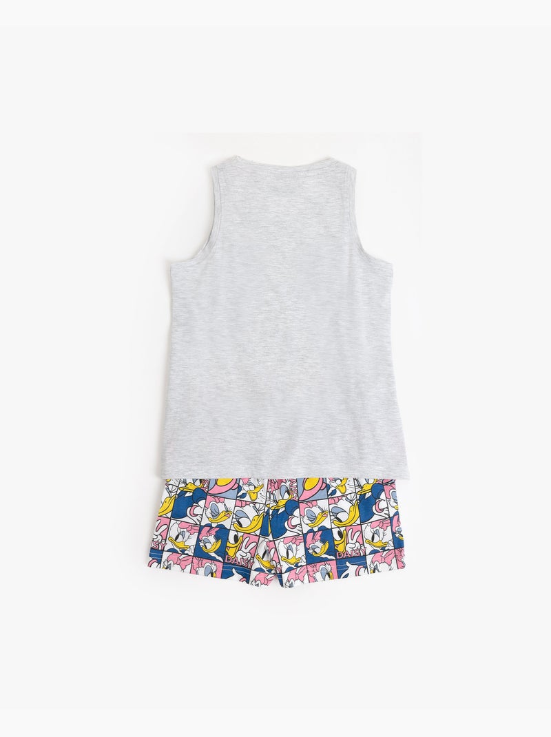 DISNEY Daisy Poses Pigiama senza maniche per bambine Grigio melangiato - Kiabi