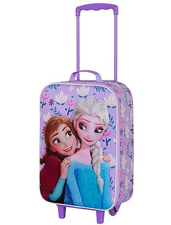 Disney Frozen 2 Beauty Valigia Trolley Soft 3D, Lilla