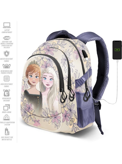 Disney Frozen 2 Emotion Zaino Running PLUS, Beige - Kiabi