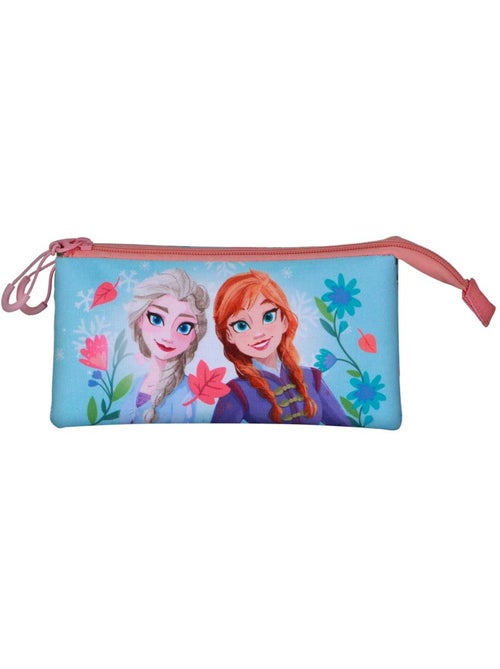 Disney Frozen 2 Heart Astuccio Triplo, Blu - Kiabi Disney Frozen 2 Heart Astuccio Triplo, Blu - Kiabi