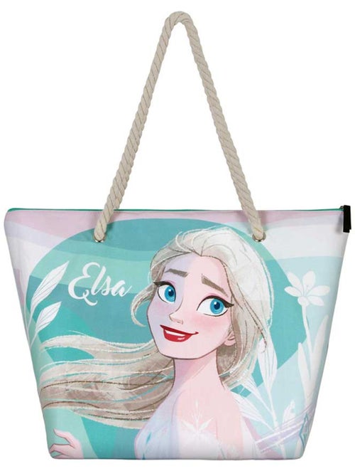 Disney Frozen 2 Summer Borsa da Spiaggia Soleil, Blu - Kiabi