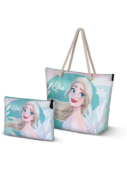 Disney Frozen 2 Summer Borsa da Spiaggia Soleil, Blu - Kiabi