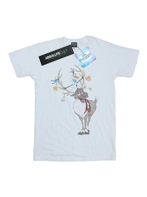 Disney Frozen Maglietta Sven e Olaf Ornamenti di Natale Uomo - Kiabi