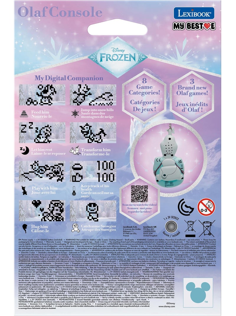 Disney Frozen My Best-E® console con schermo LCD e 3 giochi dell'universo Disney Frozen Bianco - Kiabi