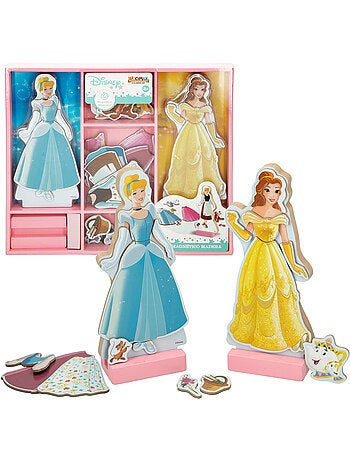 Disney Gioco di vestire magnetico per principesse WOOMAX