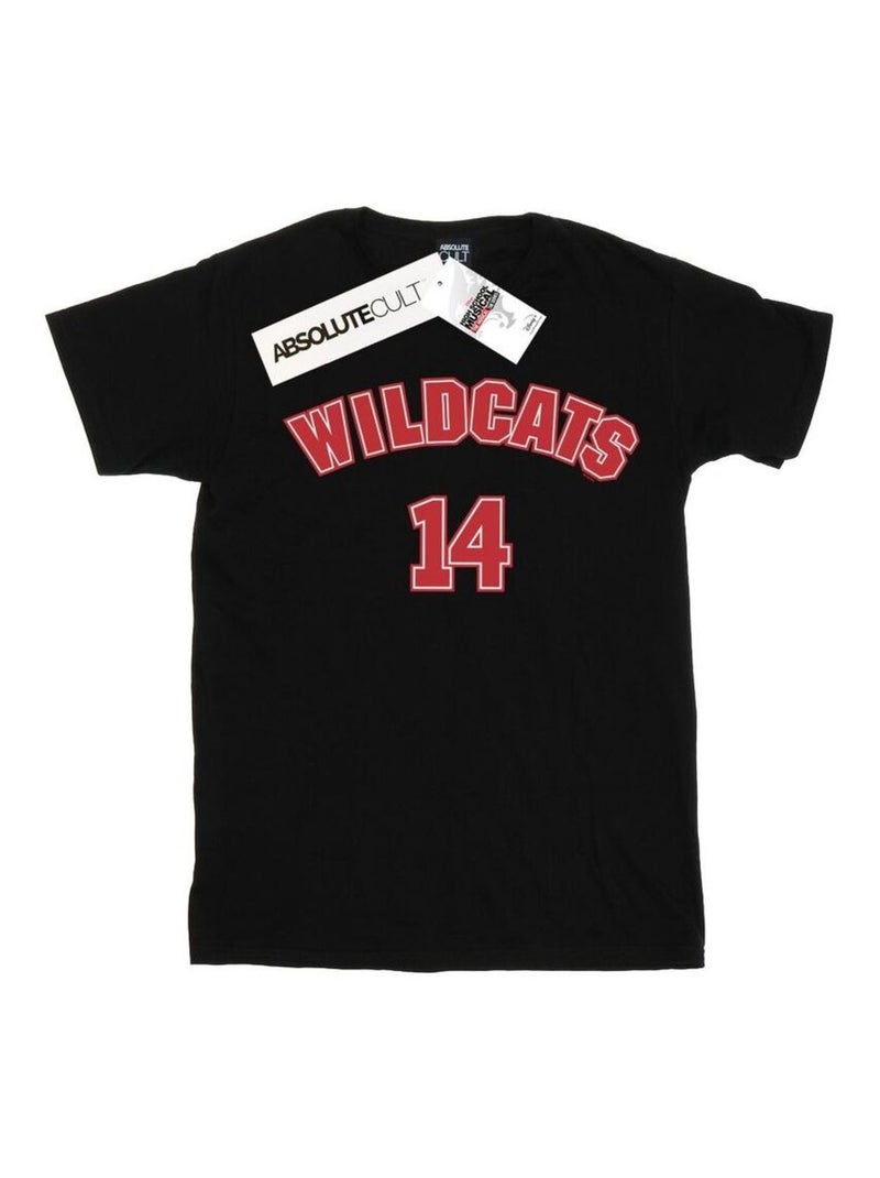 Disney High School Musical The Musical Wildcats 14 Maglietta Uomo Nero - Kiabi
