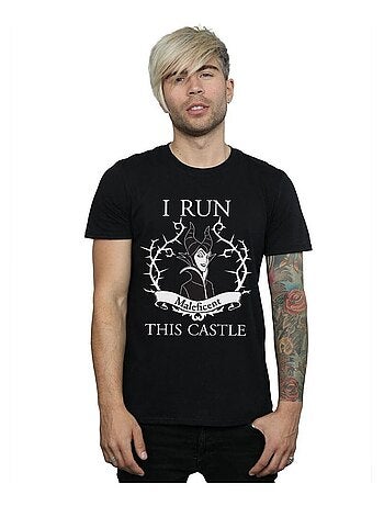 Disney I Run This Maglietta Maleficent Uomo