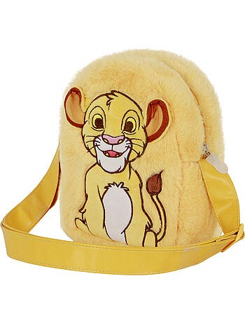Disney Il Re Leone Sit Borsa a Tracolla Quadrata Plush, Giallo