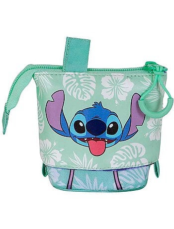 Disney lilo e stitch aloha astuccio cute + 2 penne gel cancellabili, blu
