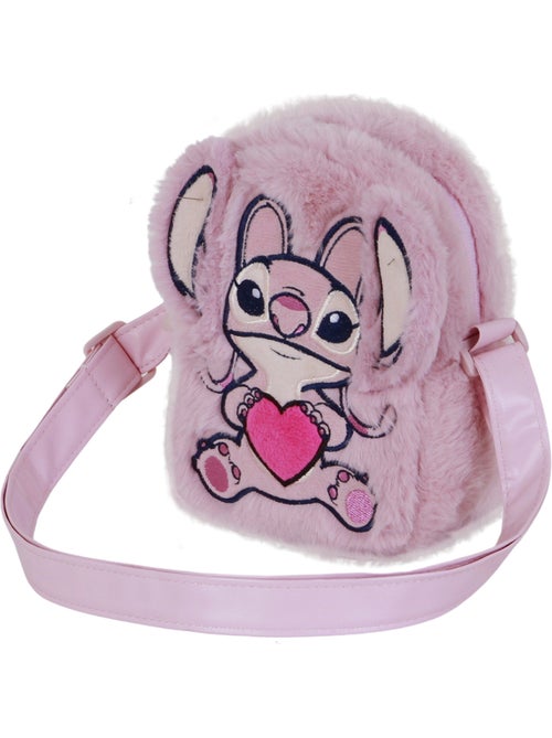 Disney Lilo e Stitch Angel Heart Borsa a Tracolla Action Plush, Rosa - Kiabi Disney Lilo e Stitch Angel Heart Borsa a Tracolla Action Plush, Rosa - Kiabi