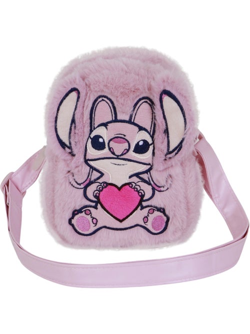 Disney Lilo e Stitch Angel Heart Borsa a Tracolla Action Plush, Rosa - Kiabi Disney Lilo e Stitch Angel Heart Borsa a Tracolla Action Plush, Rosa - Kiabi