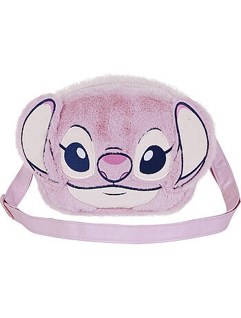 Disney Lilo e Stitch Angel Heart Mini Borsa a Tracolla Plush, Rosa