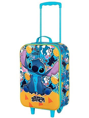 Disney Lilo e Stitch Colors Valigia Trolley Soft 3D, Turchese