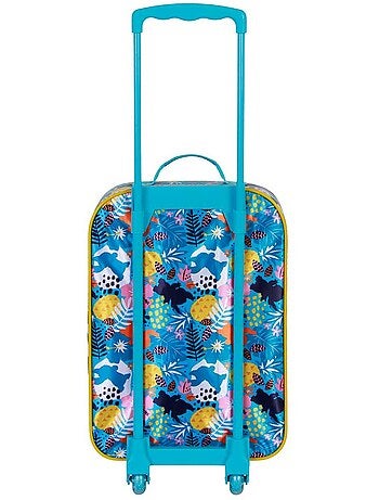 Disney Lilo e Stitch Colors Valigia Trolley Soft 3D, Turchese