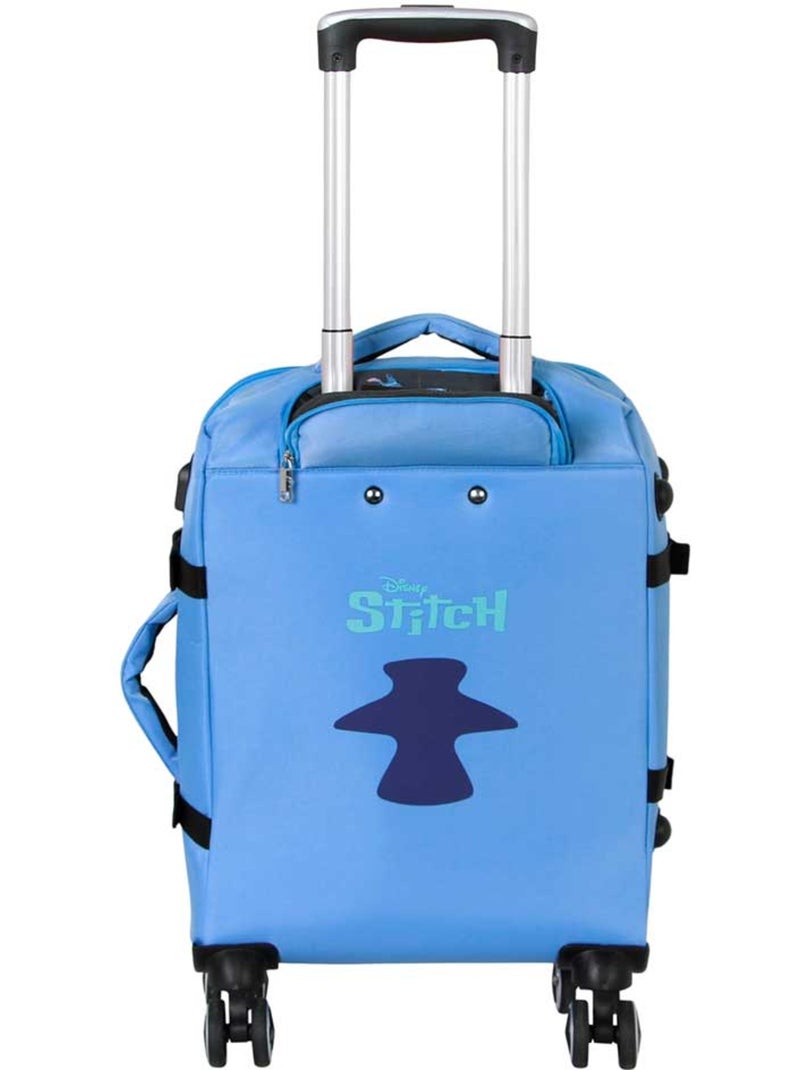 Disney Lilo e Stitch Face Valigia da Cabina 4 Ruote, Blu Blu - Kiabi