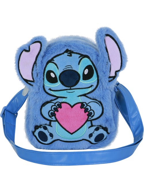 Disney Lilo e Stitch Heart Borsa a Tracolla Quadrata Plush, Blu - Kiabi Disney Lilo e Stitch Heart Borsa a Tracolla Quadrata Plush, Blu - Kiabi