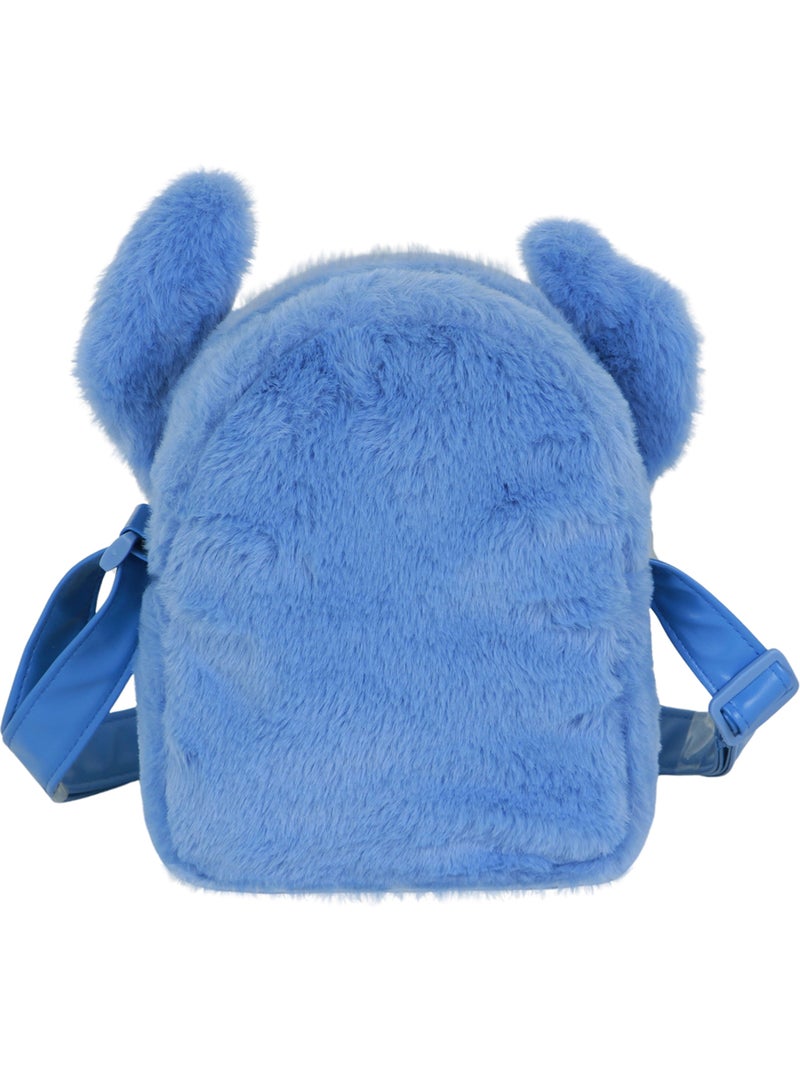 Disney Lilo e Stitch Heart Borsa a Tracolla Quadrata Plush, Blu Blu - Kiabi