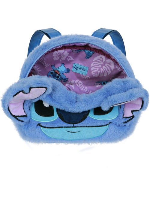 Disney Lilo e Stitch Heart Zaino Plush Face, Blu - Kiabi