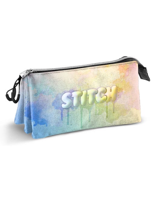 Disney Lilo e Stitch Watercolour Astuccio Triplo, Multicolore - Kiabi Disney Lilo e Stitch Watercolour Astuccio Triplo, Multicolore - Kiabi