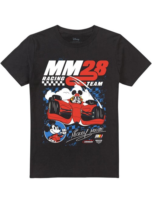 Disney Maglietta Corse Topolino A Scacchi Adulto Unisex - Kiabi
