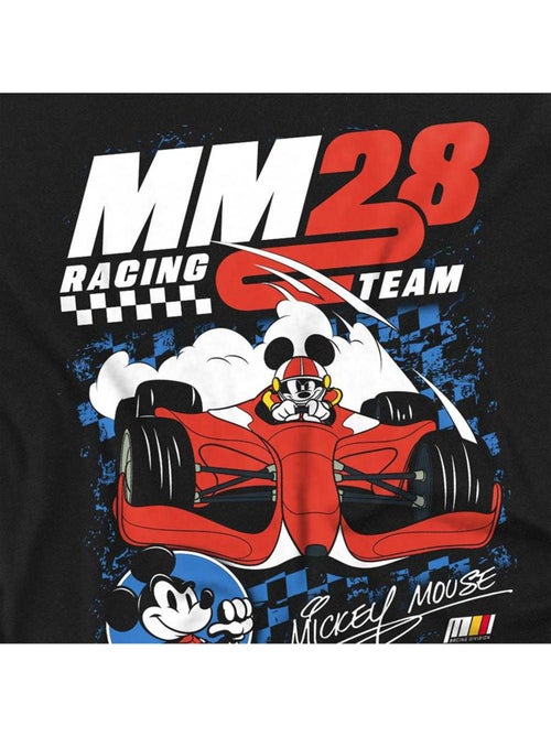 Disney Maglietta Corse Topolino A Scacchi Adulto Unisex - Kiabi