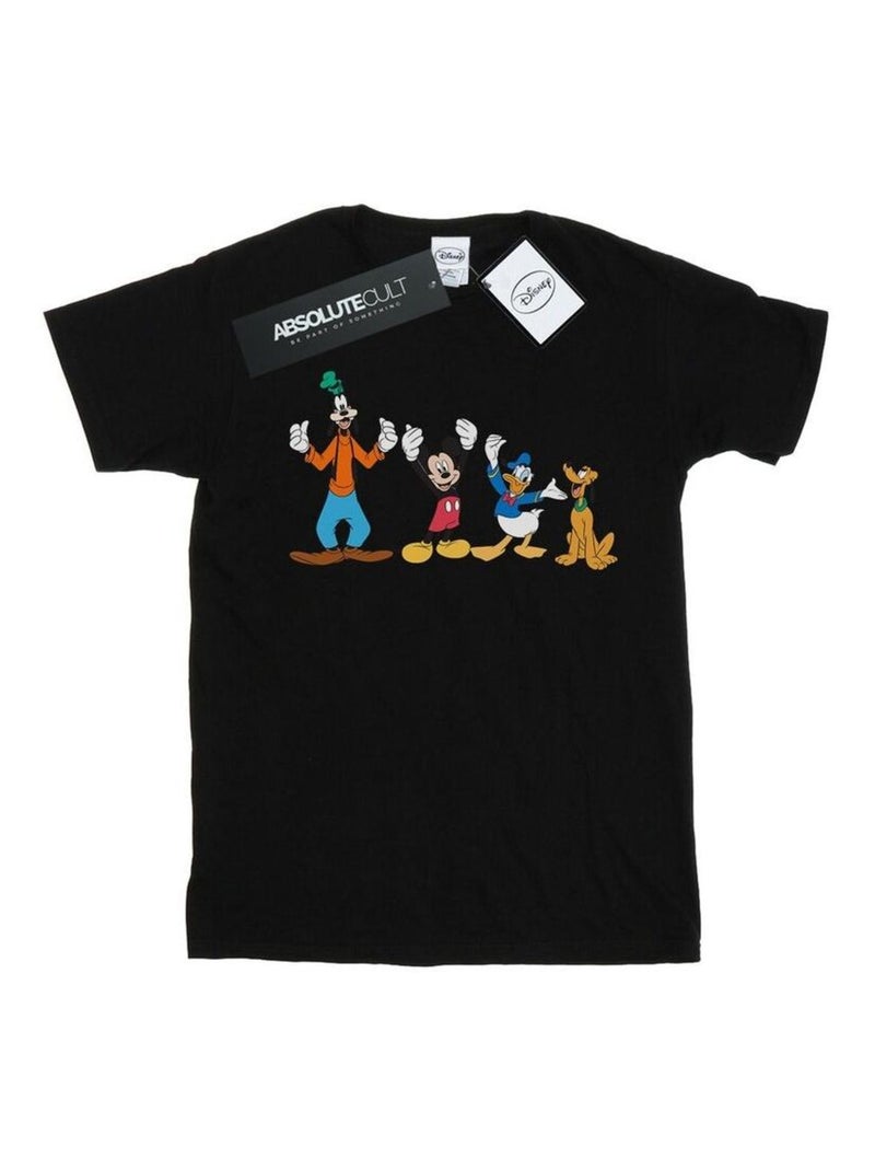 Disney Maglietta Topolino Amici Uomo Nero - Kiabi