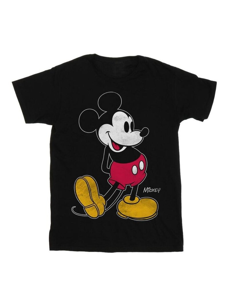 Disney Maglietta Topolino Calcio Uomo Nero - Kiabi