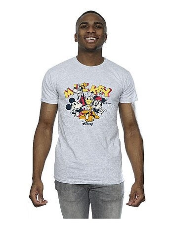 Disney Maglietta Topolino Gruppo Uomo