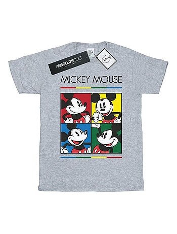 Disney Maglietta Topolino Quadrato Uomo