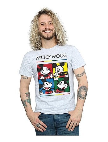 Disney Maglietta Topolino Quadrato Uomo