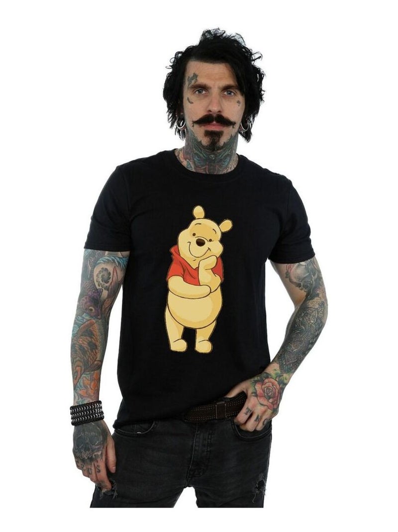 Disney Maglietta Winnie the Pooh Carino Uomo Nero - Kiabi