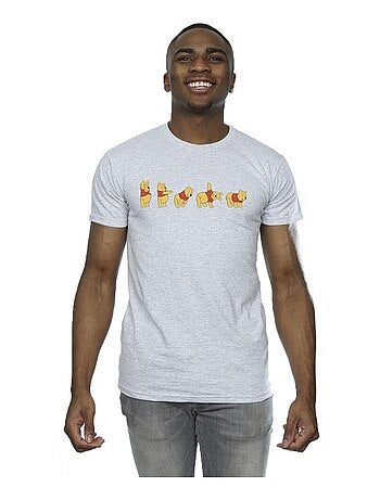 Disney Maglietta Winnie the Pooh Stiramento Uomo
